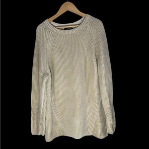 Express Cream Knit Sweater